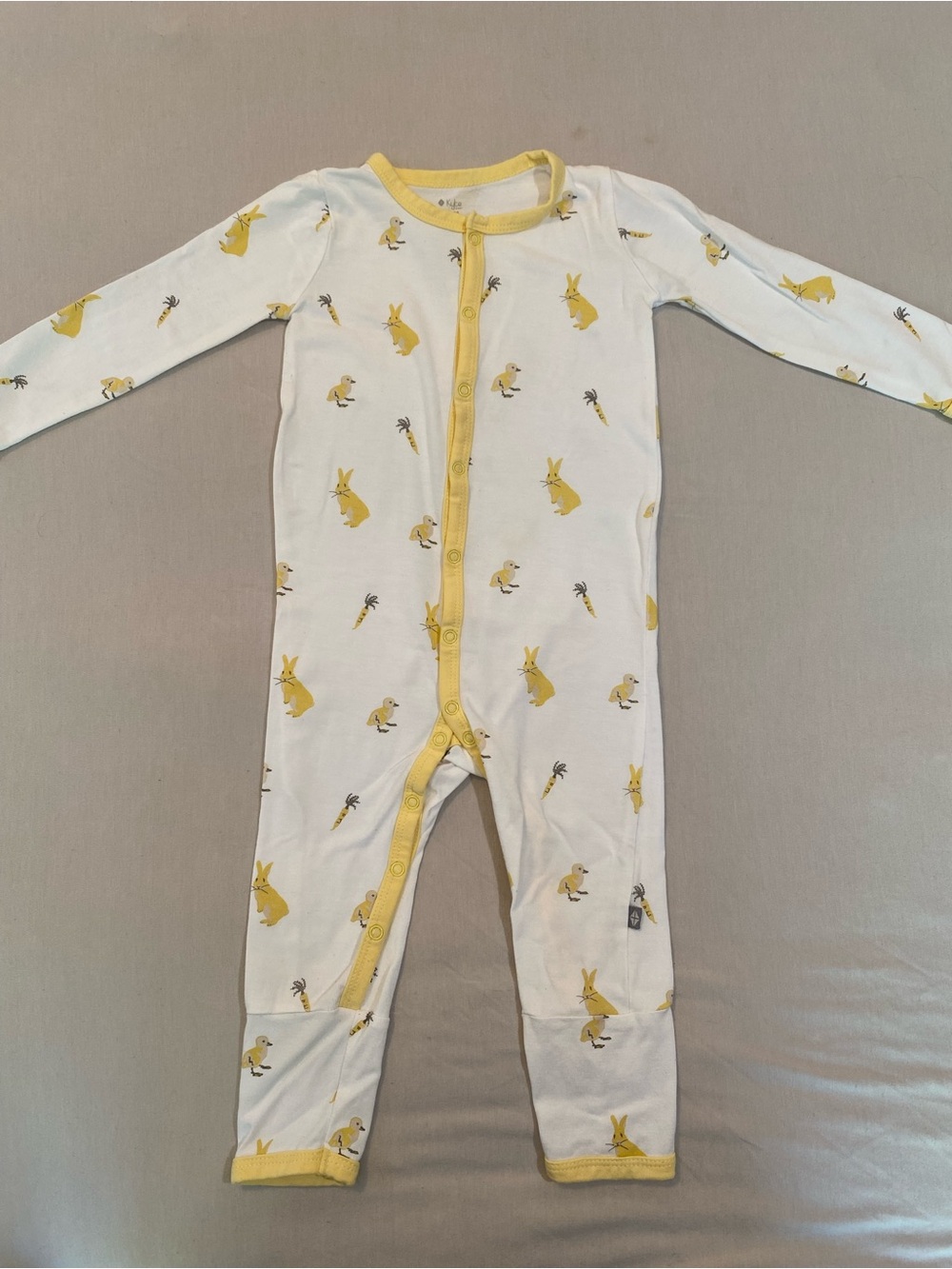 Kyte Baby snap romper - Bunny and Chicks, 18-24 months